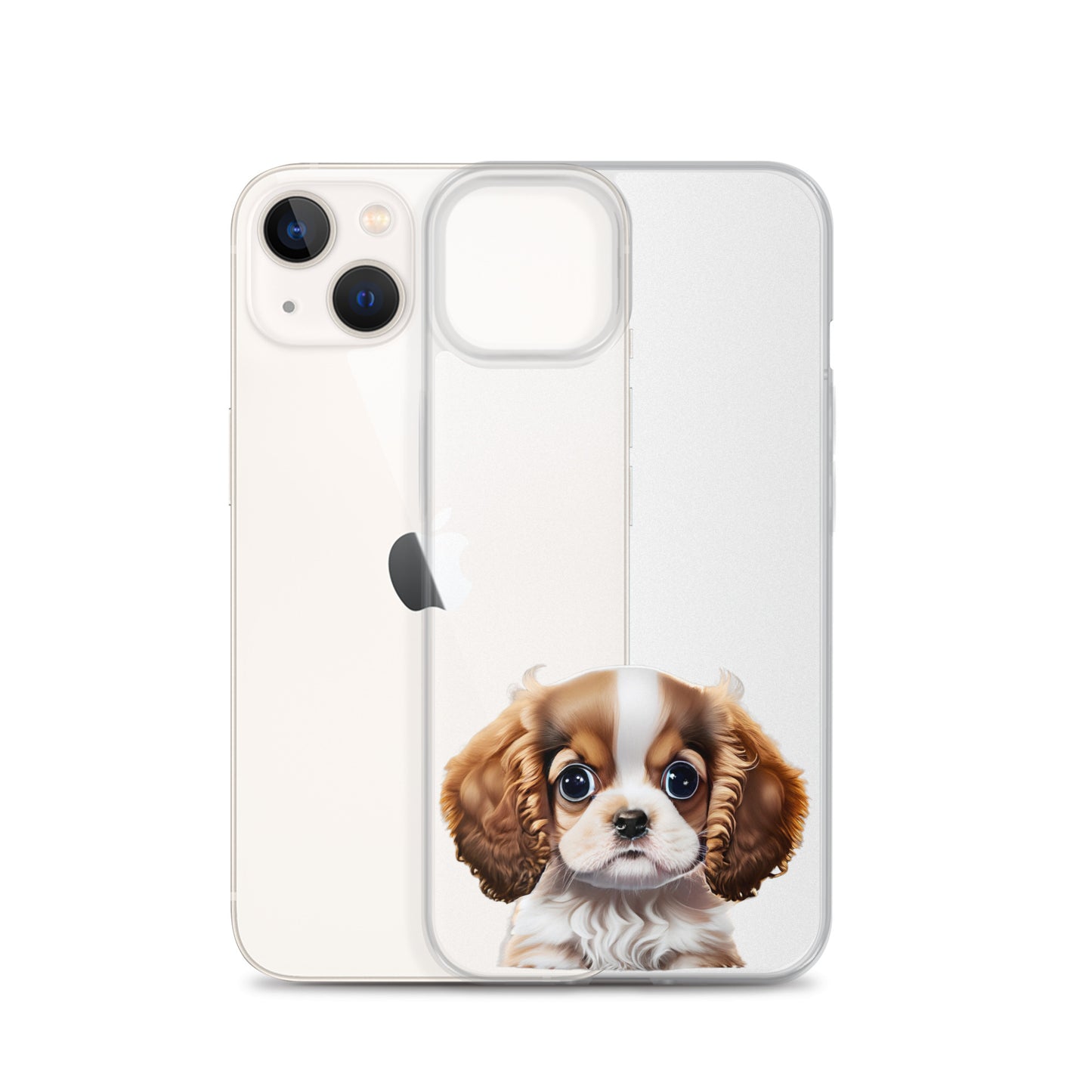 Clear Case for iPhone® Cavelier King Charles Spaniel Puppy