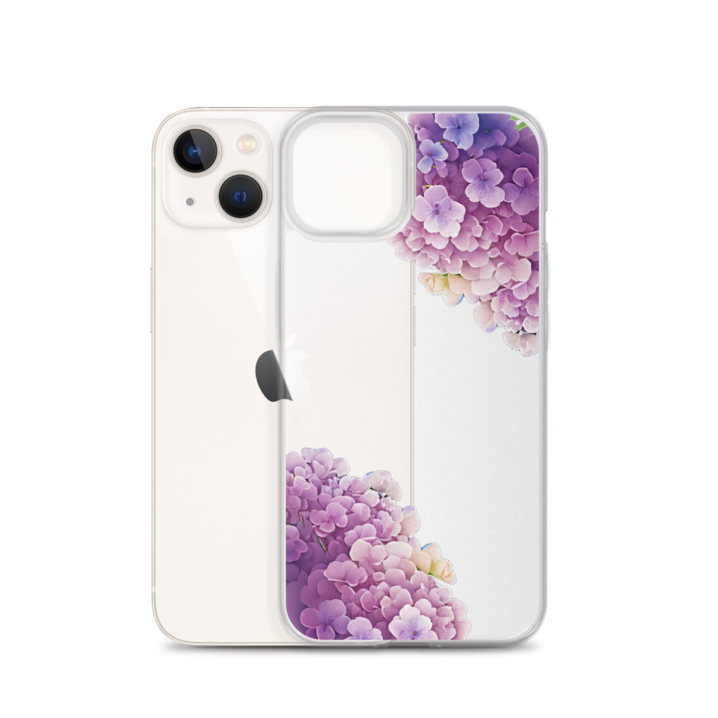 Clear Case for iPhone® : Hydrangea