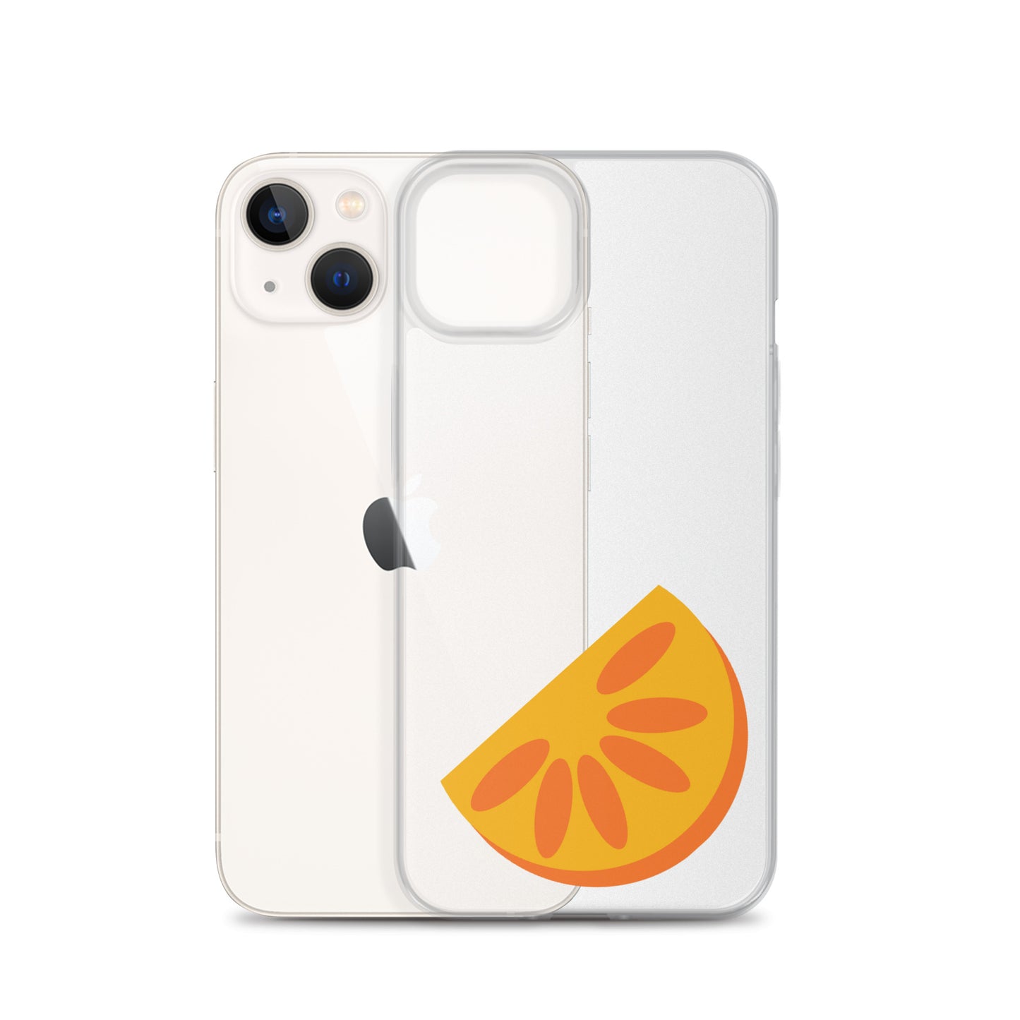 Clear Case for iPhone® Orange