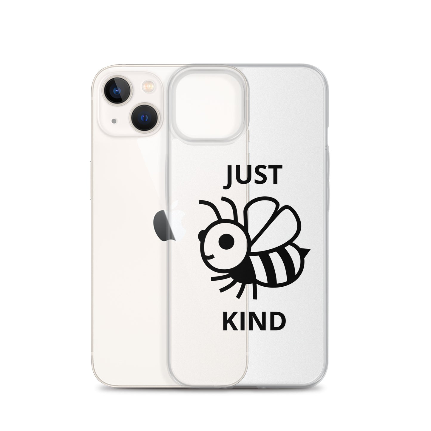 Clear Case for iPhone® Just Be Kind