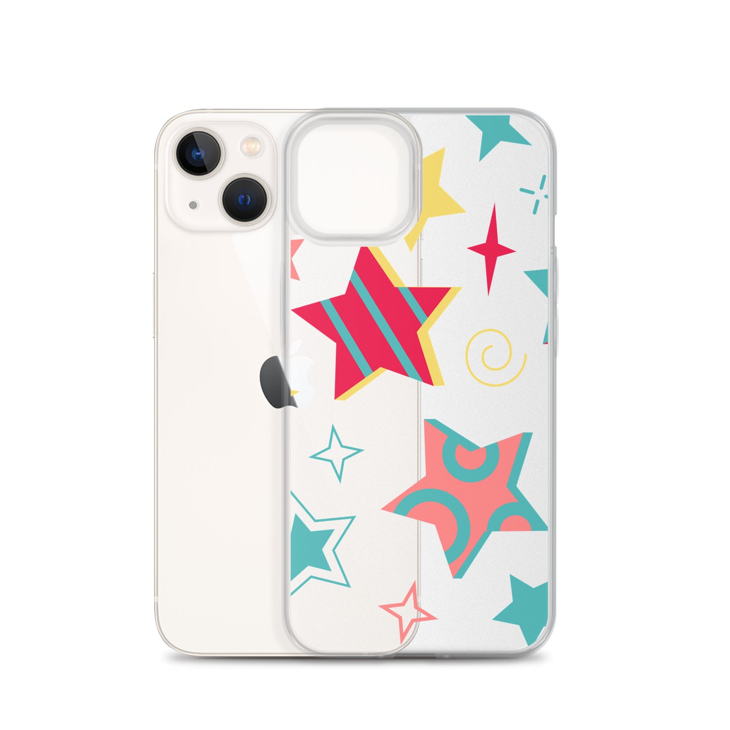 Clear Case for iPhone® 90's Stars