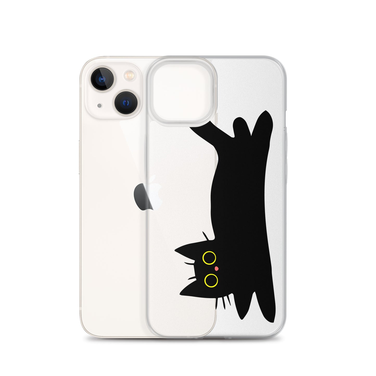 Clear Case for iPhone® Black Cat