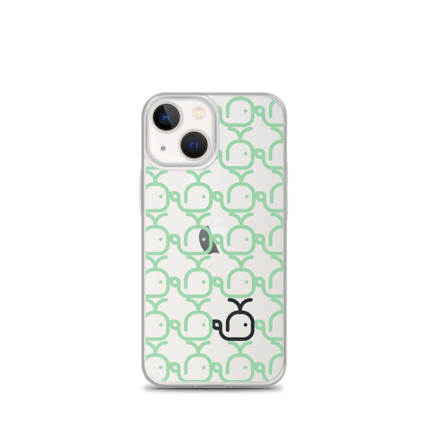 Clear Case for iPhone® Whales Green