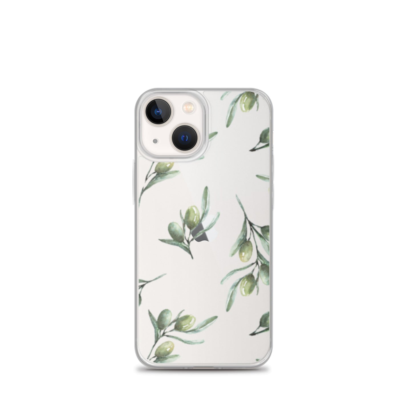 Clear Case for iPhone® Olive Branch