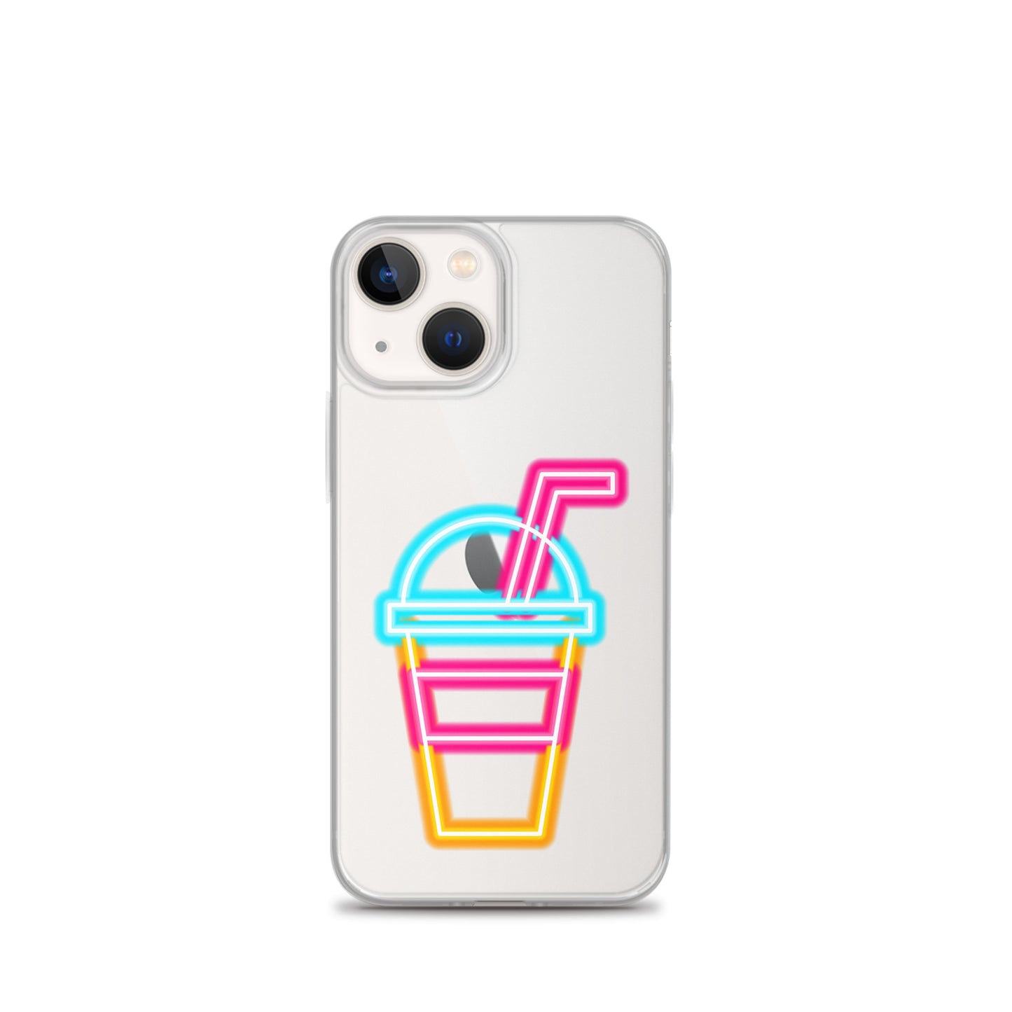 Clear Case for iPhone® Neon Drink