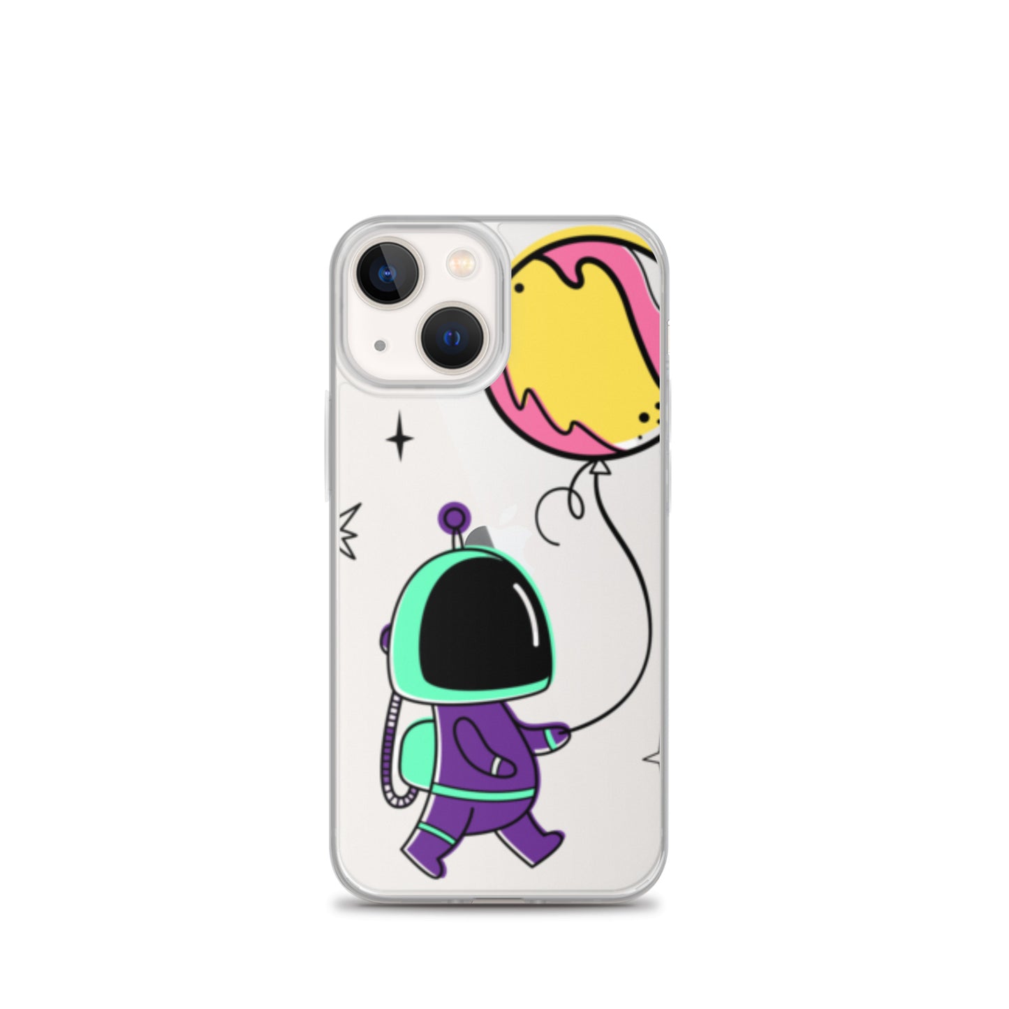 Clear Case for iPhone® Astronaut