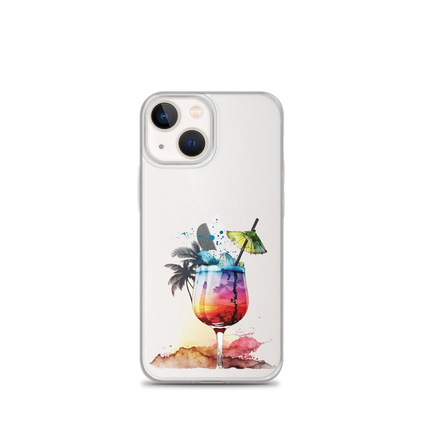 Clear Case for iPhone® Tropical Drink