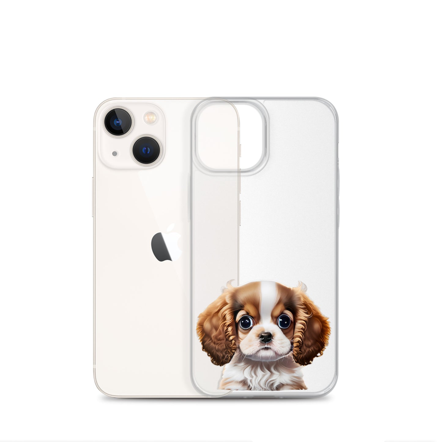 Clear Case for iPhone® Cavelier King Charles Spaniel Puppy