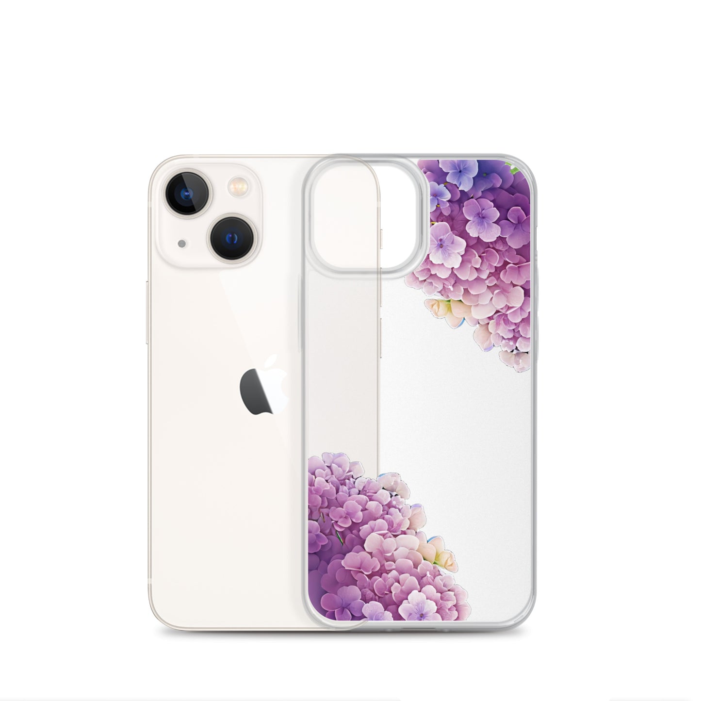 Clear Case for iPhone® : Hydrangea