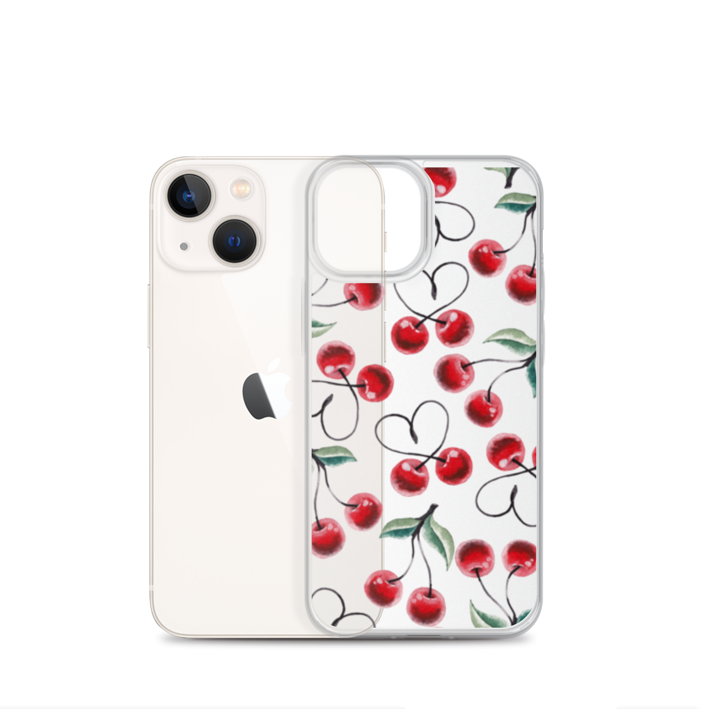 Clear Case for iPhone® Cherry Lots of Love