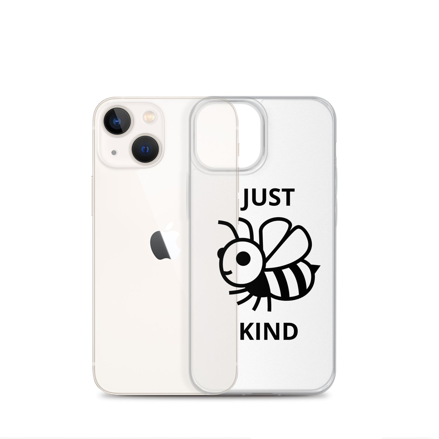 Clear Case for iPhone® Just Be Kind