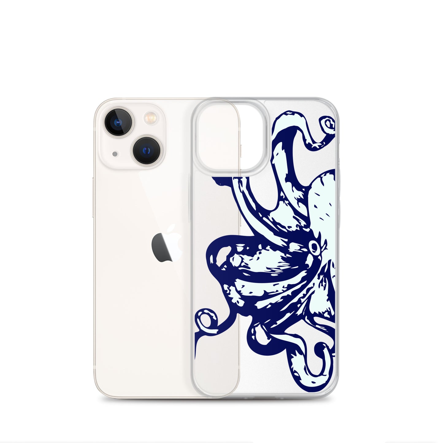 Clear Case for iPhone® Kraken