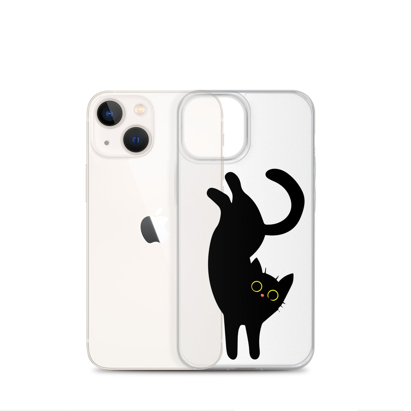 Clear Case for iPhone® Playful Cat