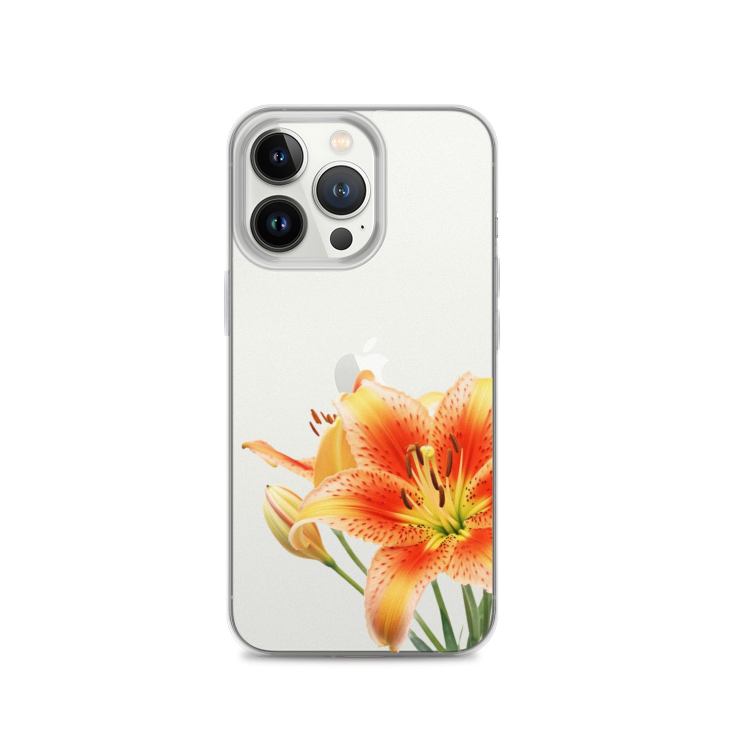 Clear Case for iPhone® Orange Lily