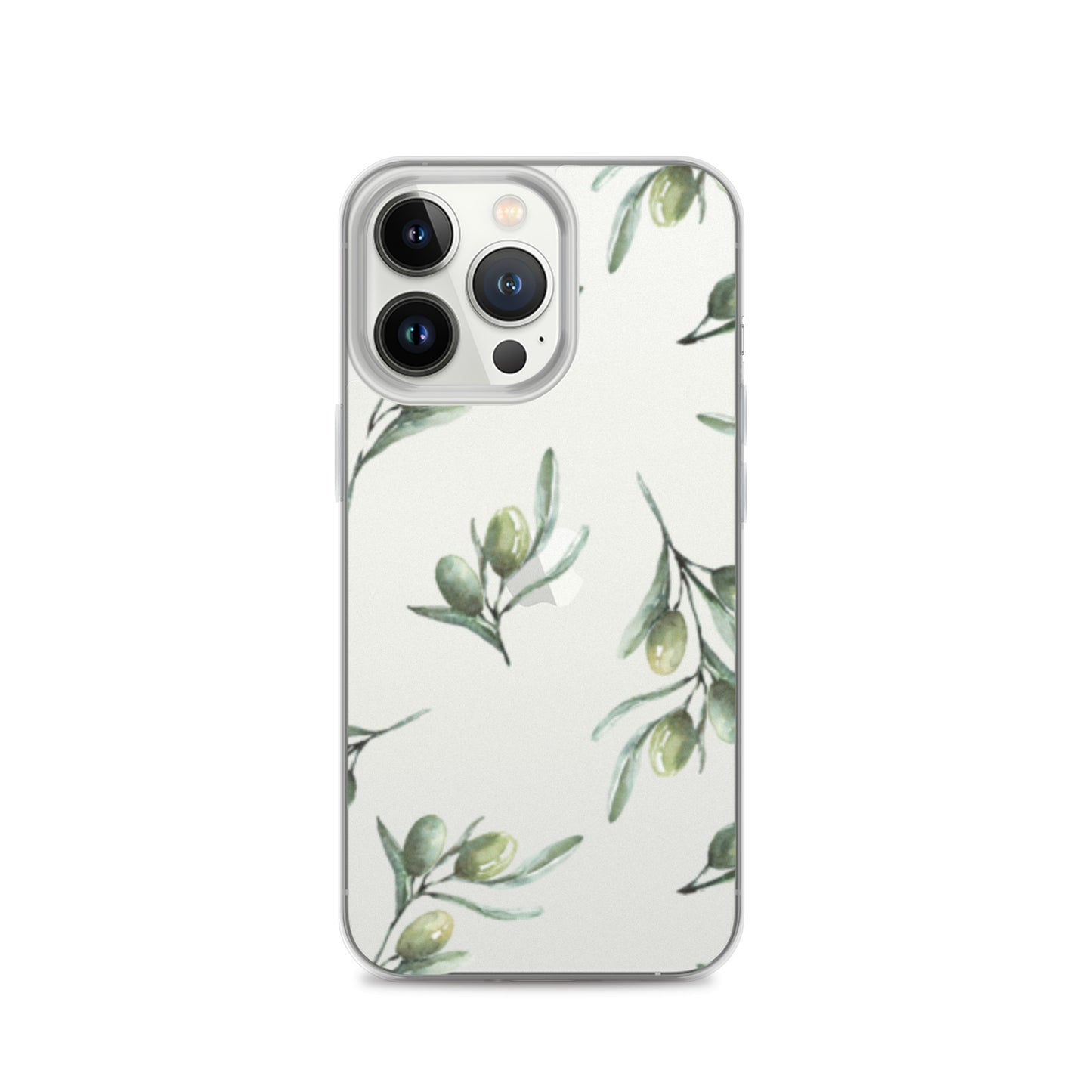 Clear Case for iPhone® Olive Branch