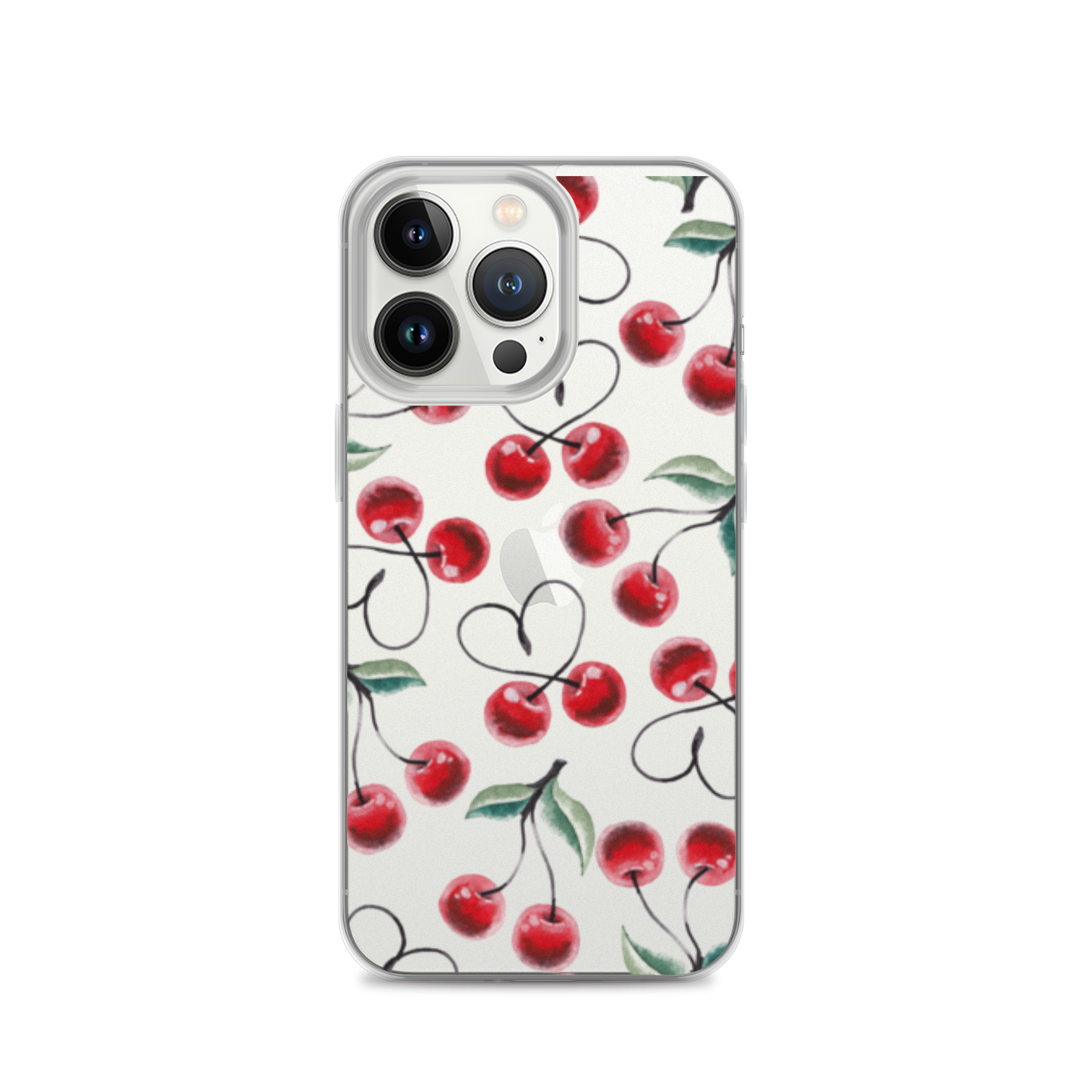 Clear Case for iPhone® Cherry Lots of Love