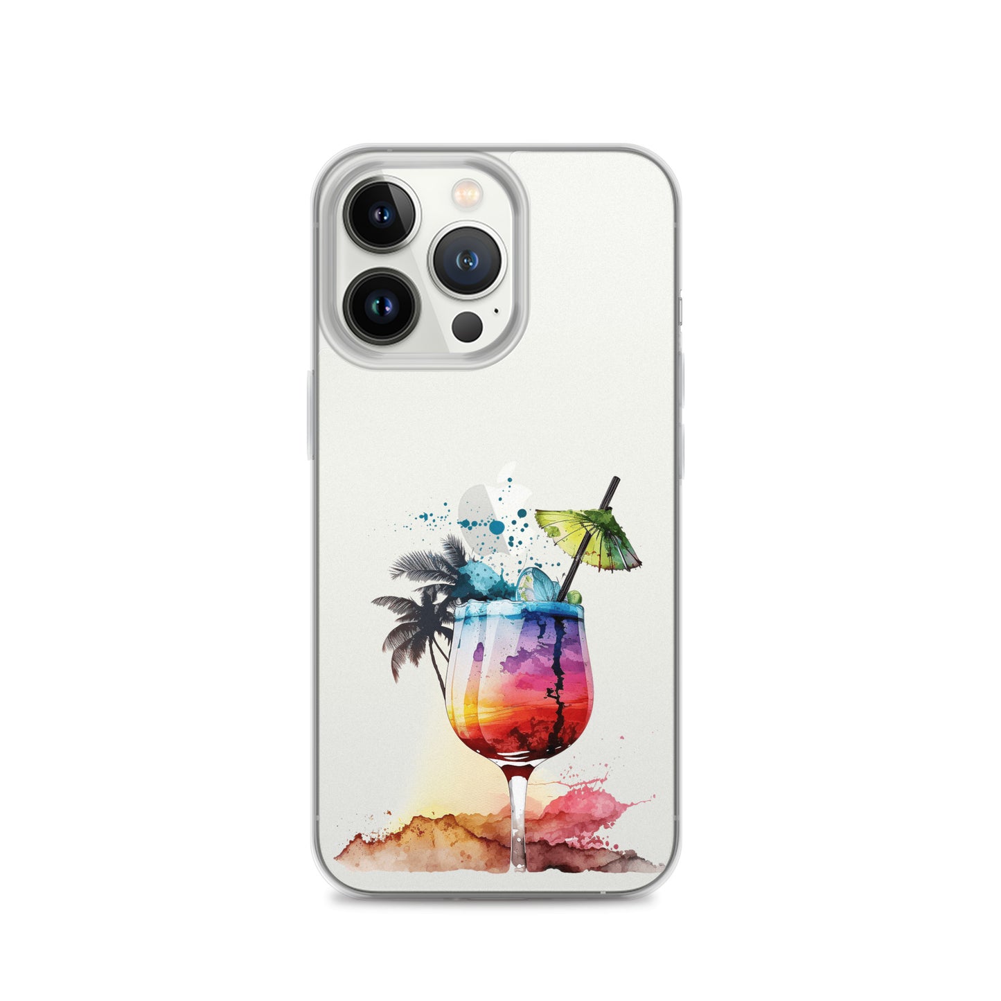 Clear Case for iPhone® Tropical Drink