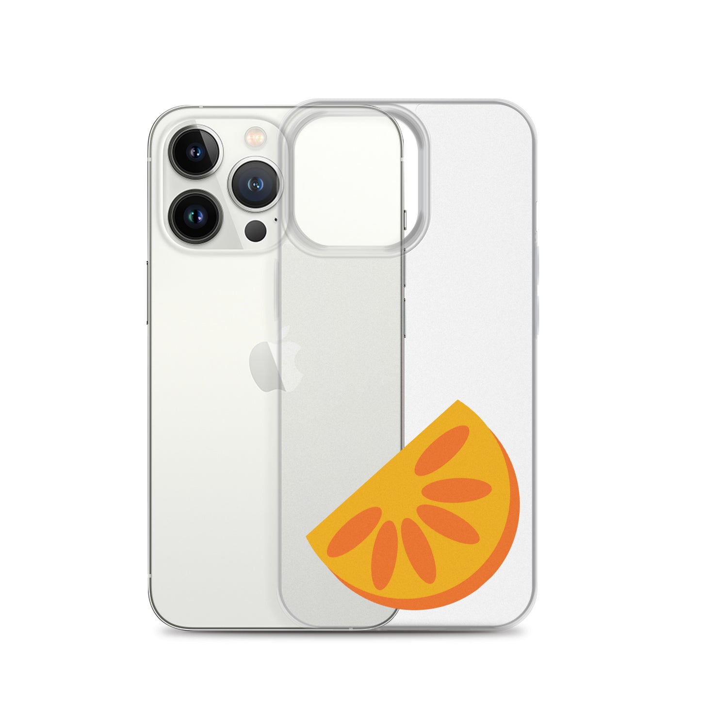 Clear Case for iPhone® Orange