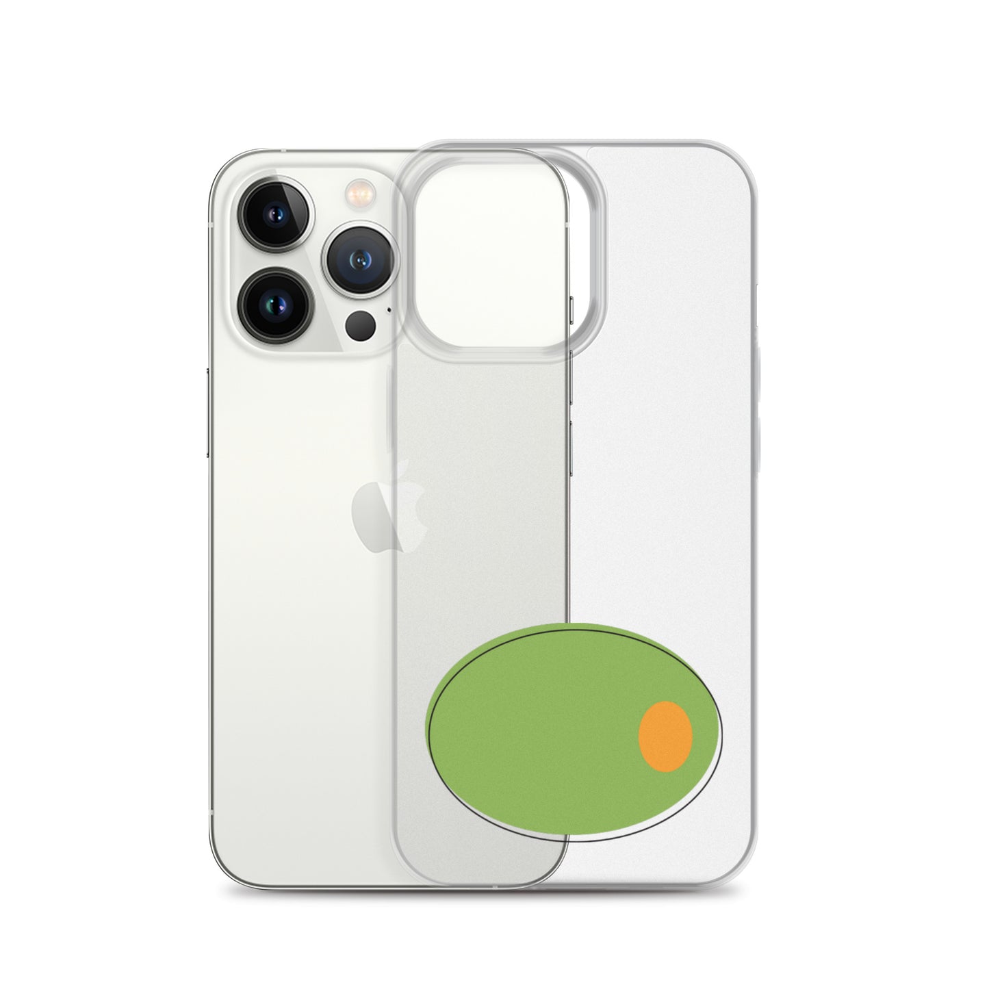 Clear Case for iPhone® Olive