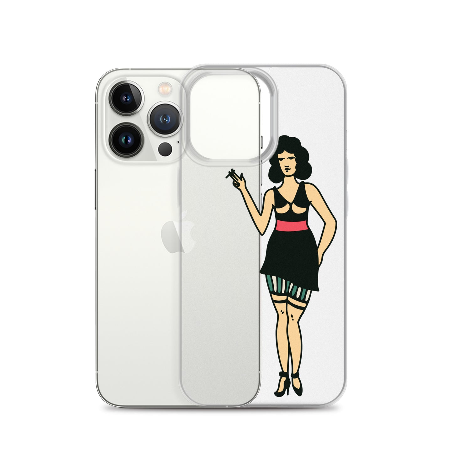 Clear Case for iPhone® Tattoo Woman 2