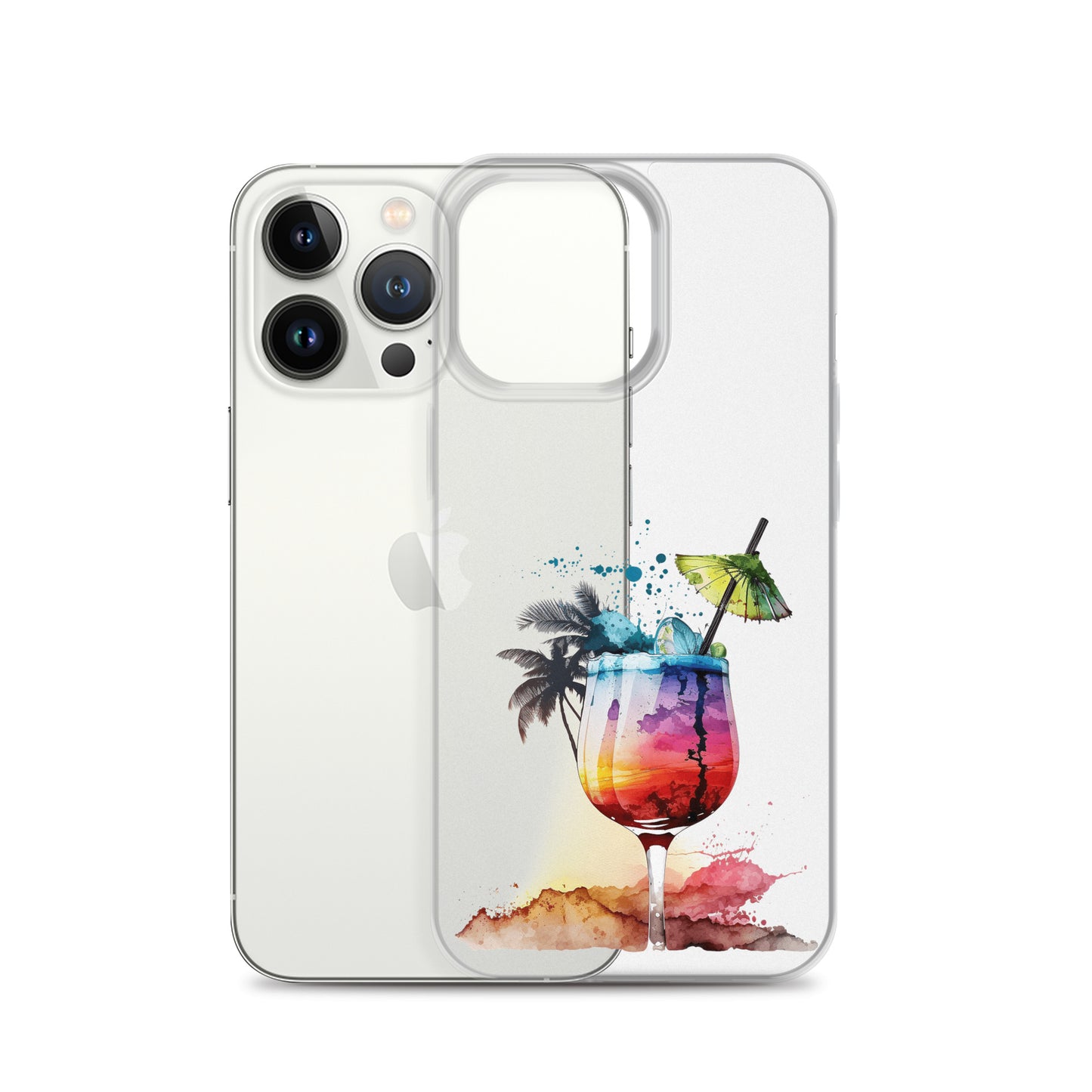 Clear Case for iPhone® Tropical Drink