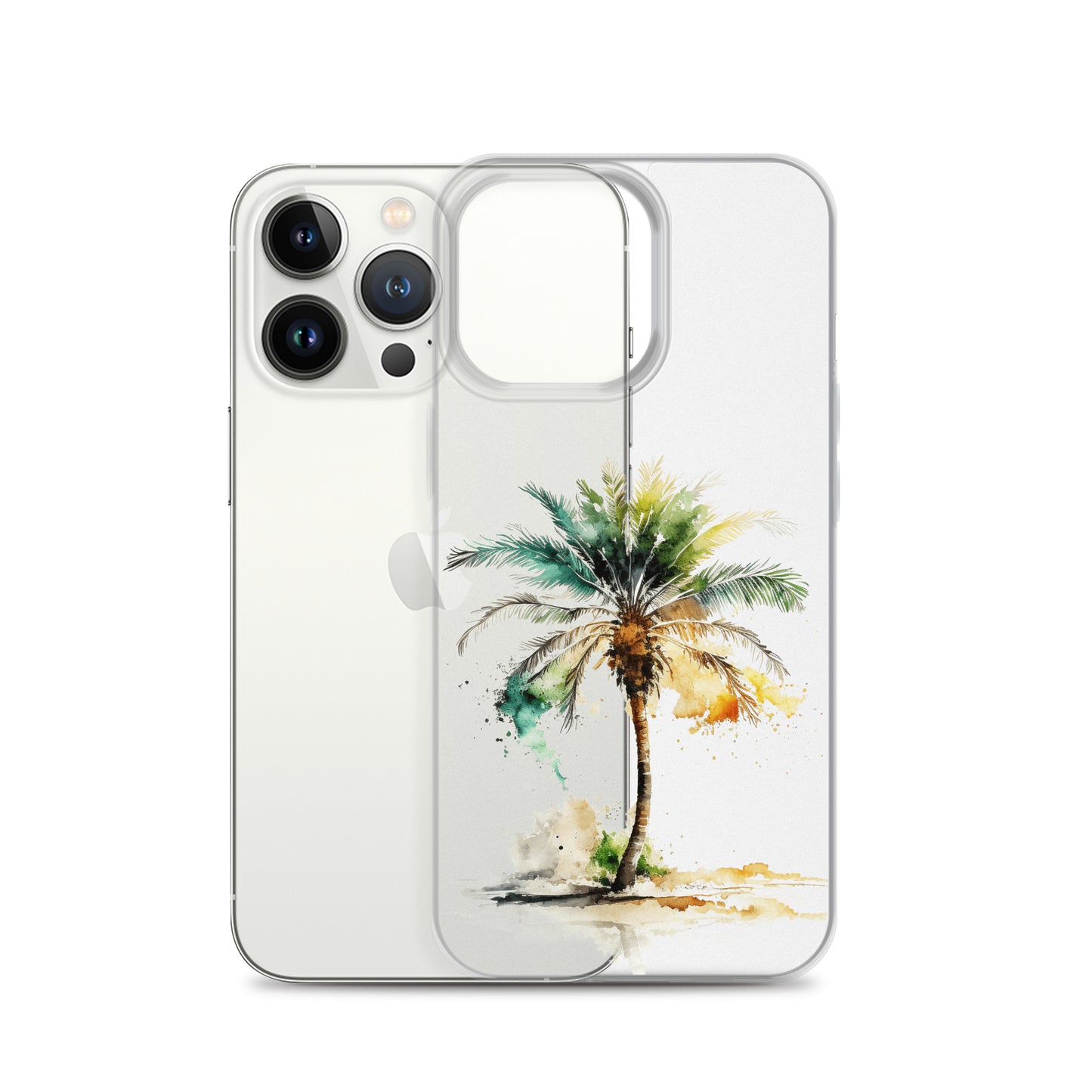 Clear Case for iPhone® Palm Tree