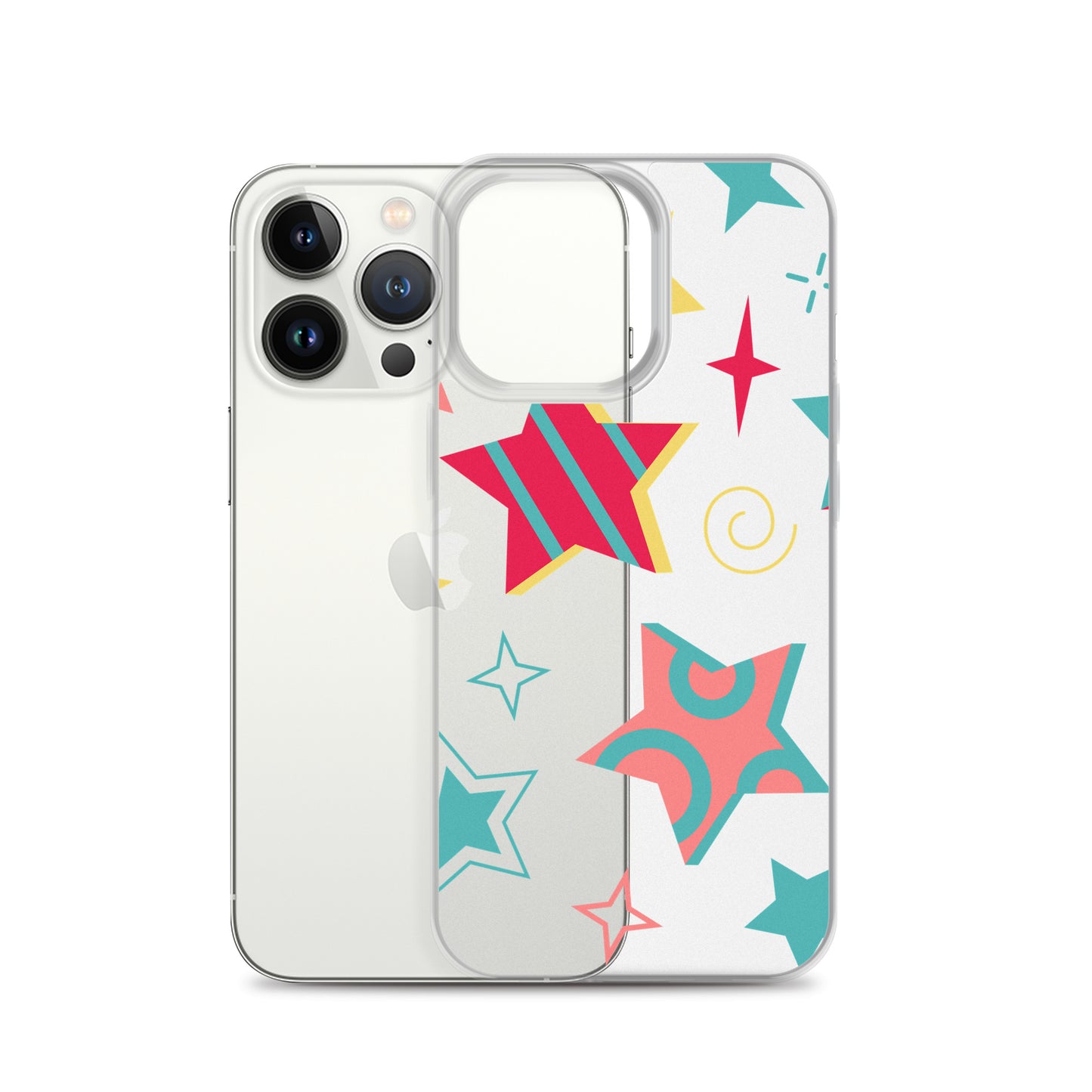 Clear Case for iPhone® 90's Stars