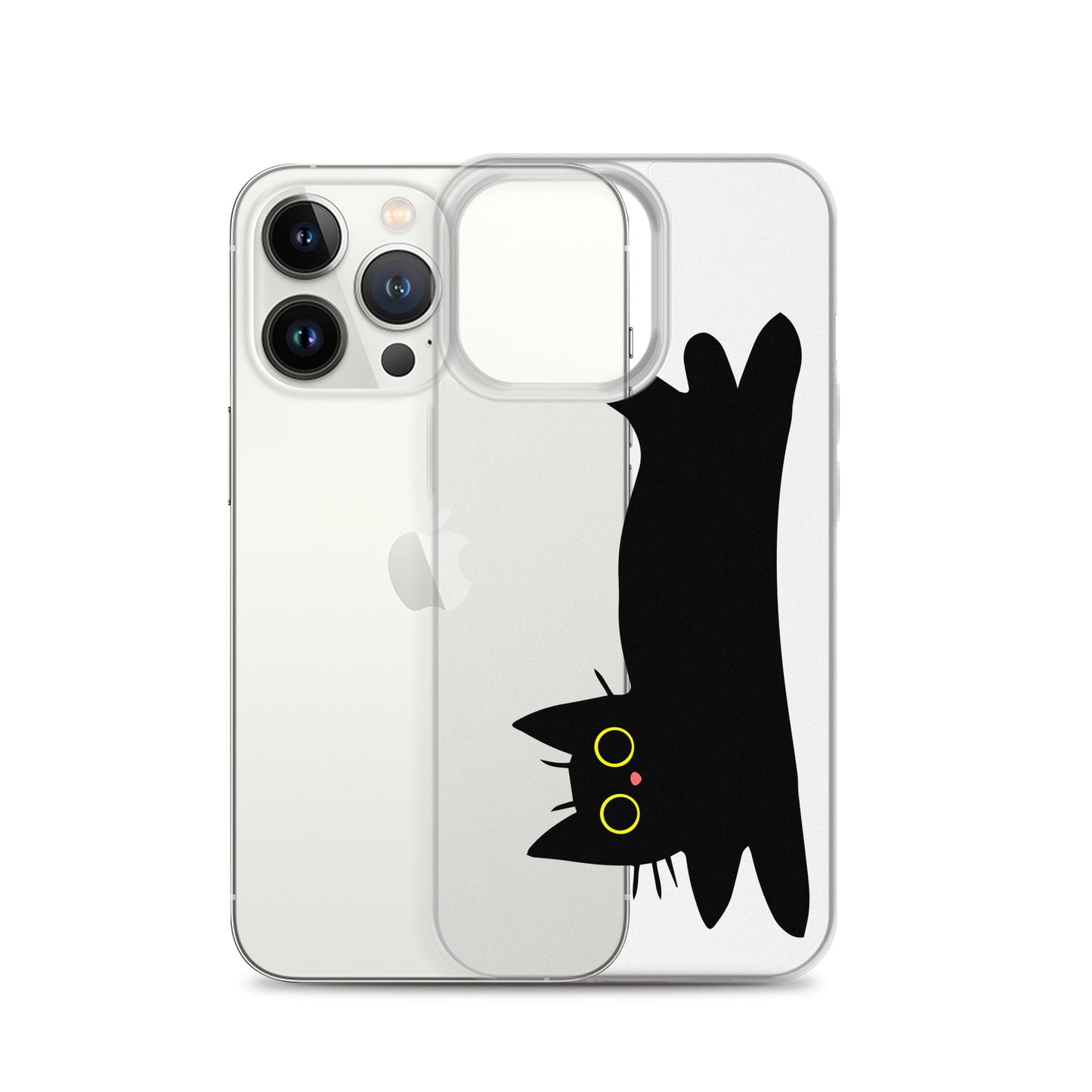 Clear Case for iPhone® Black Cat