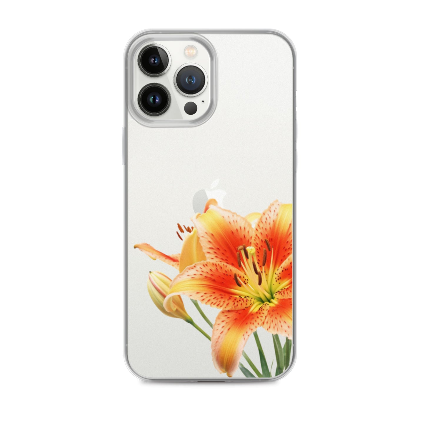 Clear Case for iPhone® Orange Lily