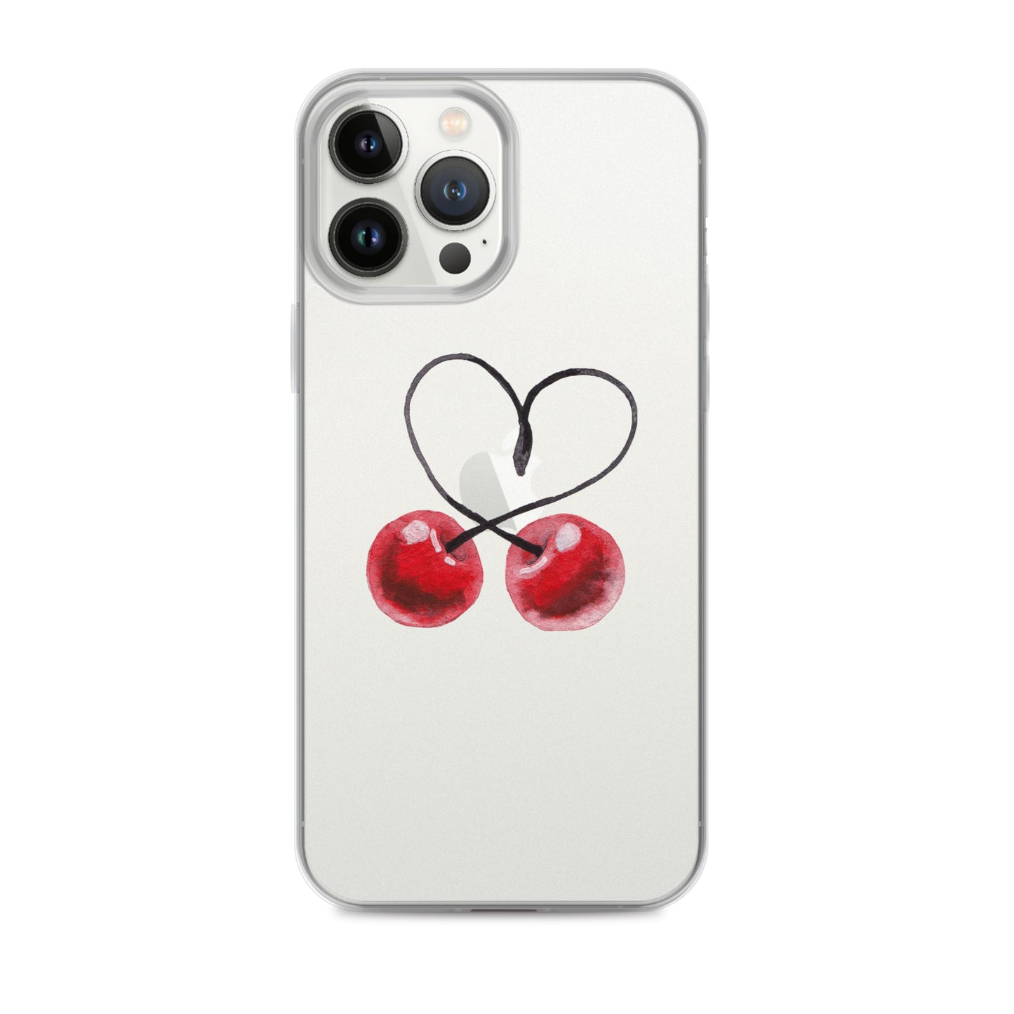 Clear Case for iPhone® Cherry Love