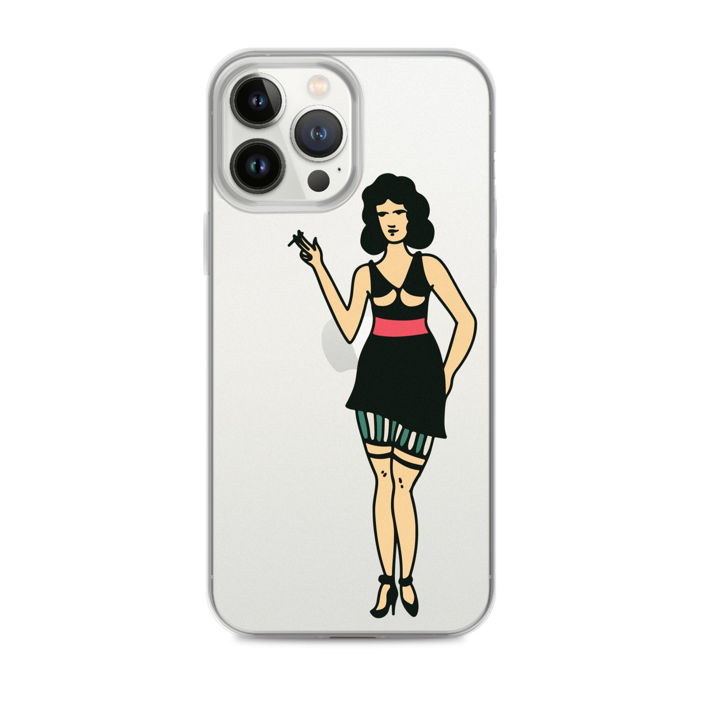 Clear Case for iPhone® Tattoo Woman 2