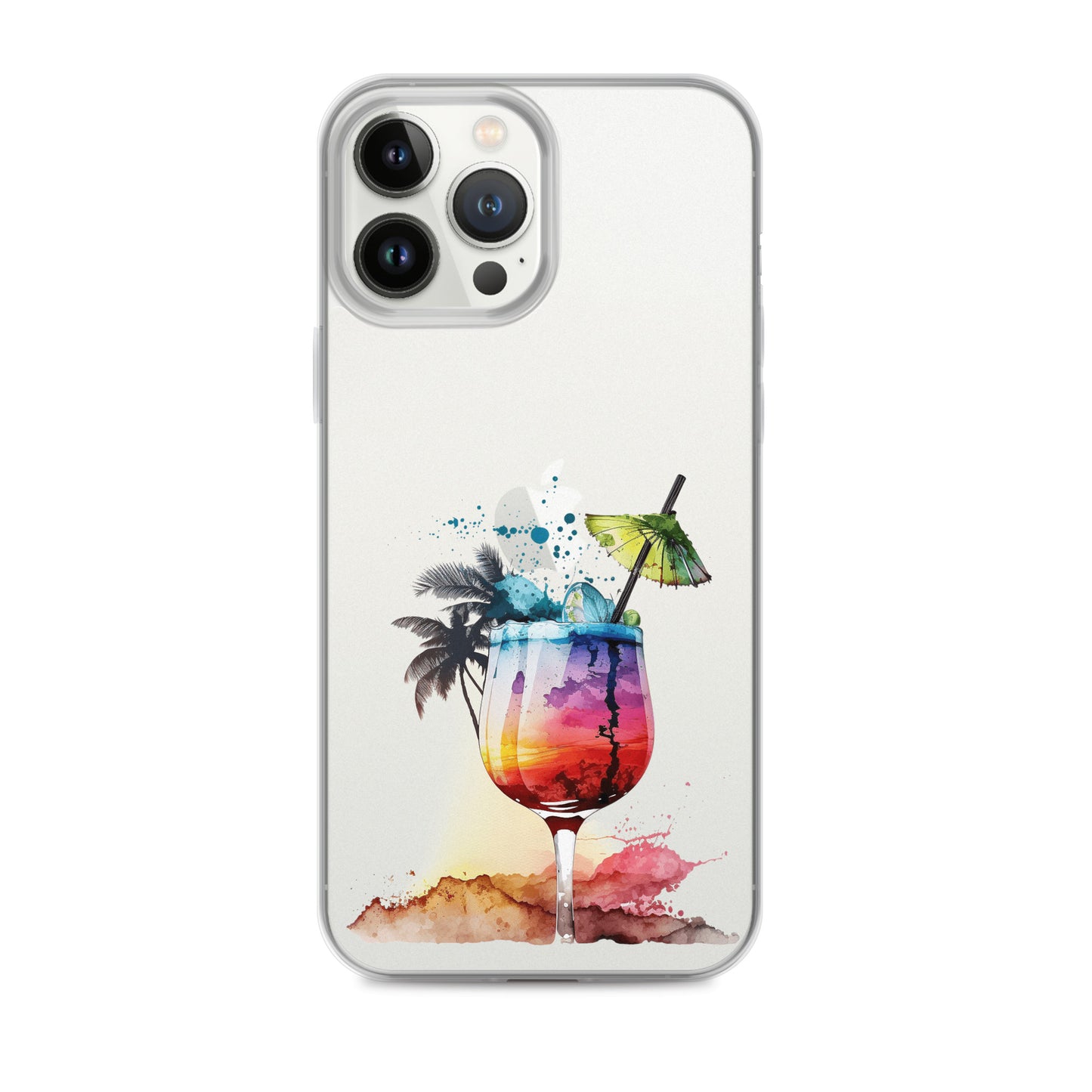 Clear Case for iPhone® Tropical Drink