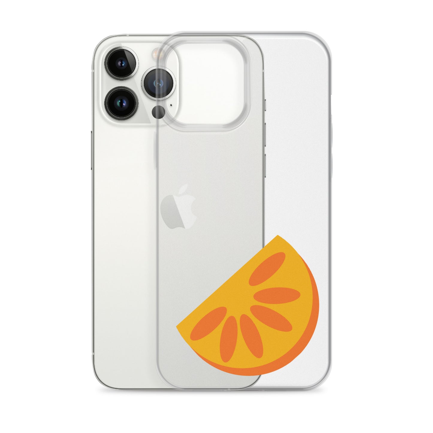 Clear Case for iPhone® Orange