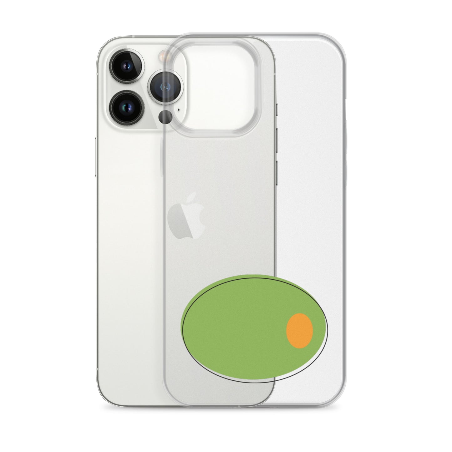 Clear Case for iPhone® Olive