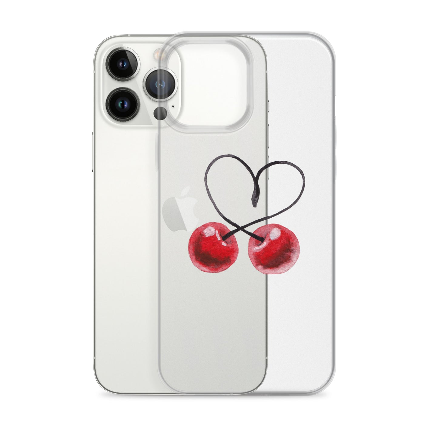 Clear Case for iPhone® Cherry Love