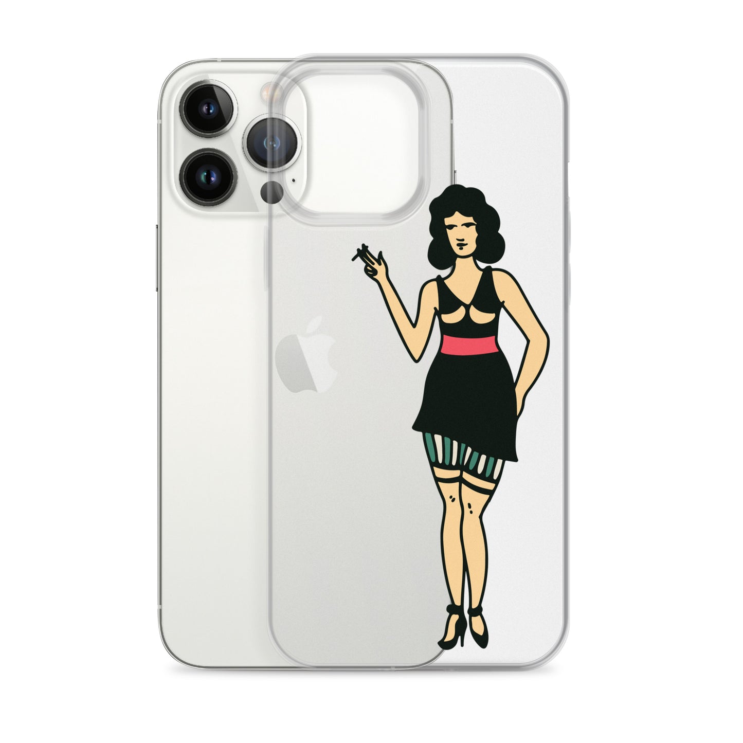 Clear Case for iPhone® Tattoo Woman 2