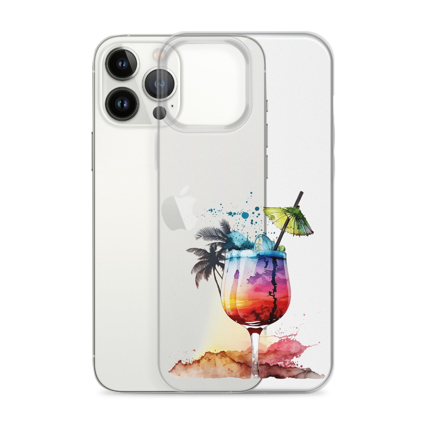 Clear Case for iPhone® Tropical Drink