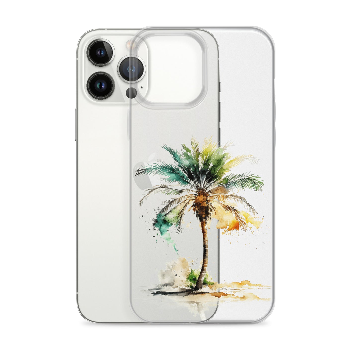 Clear Case for iPhone® Palm Tree