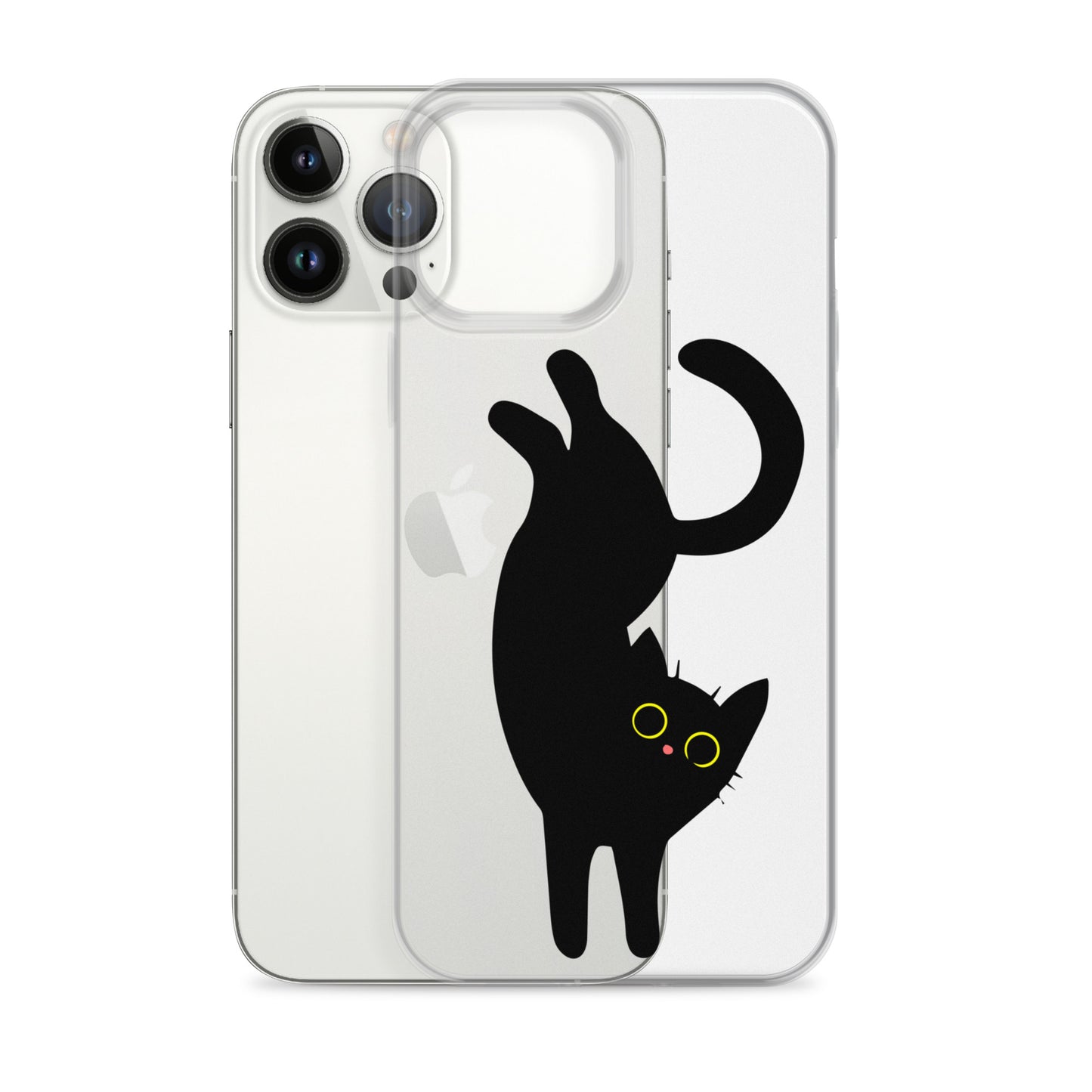 Clear Case for iPhone® Playful Cat