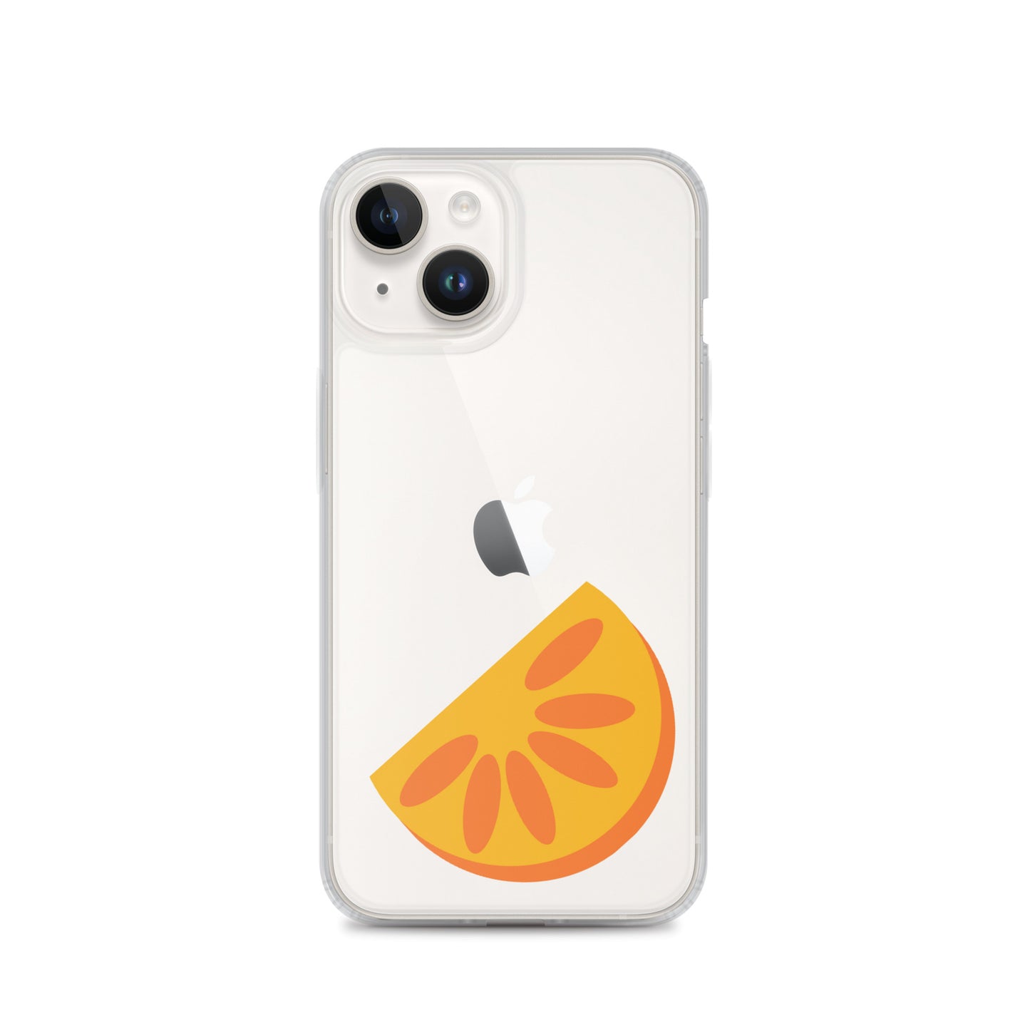 Clear Case for iPhone® Orange