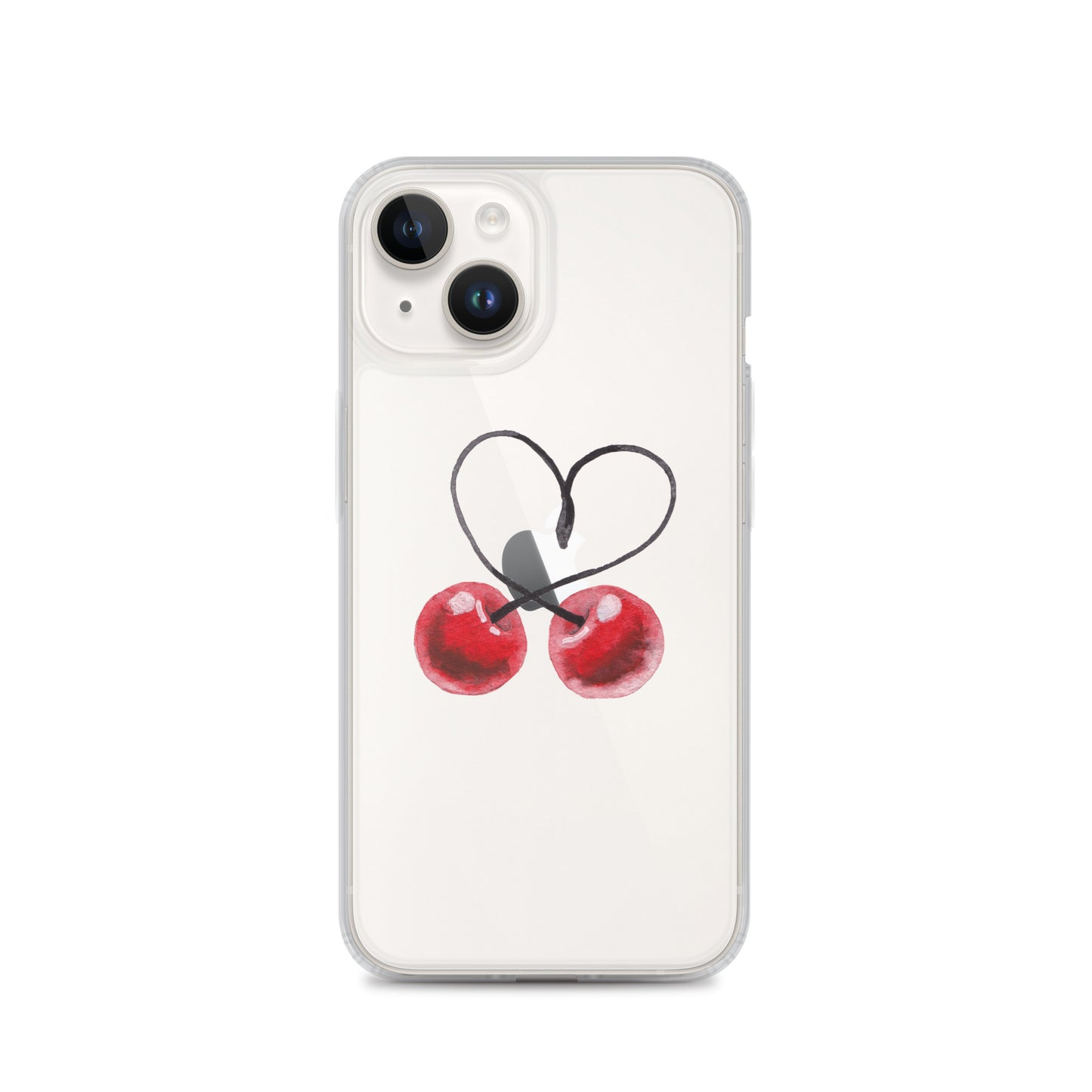 Clear Case for iPhone® Cherry Love