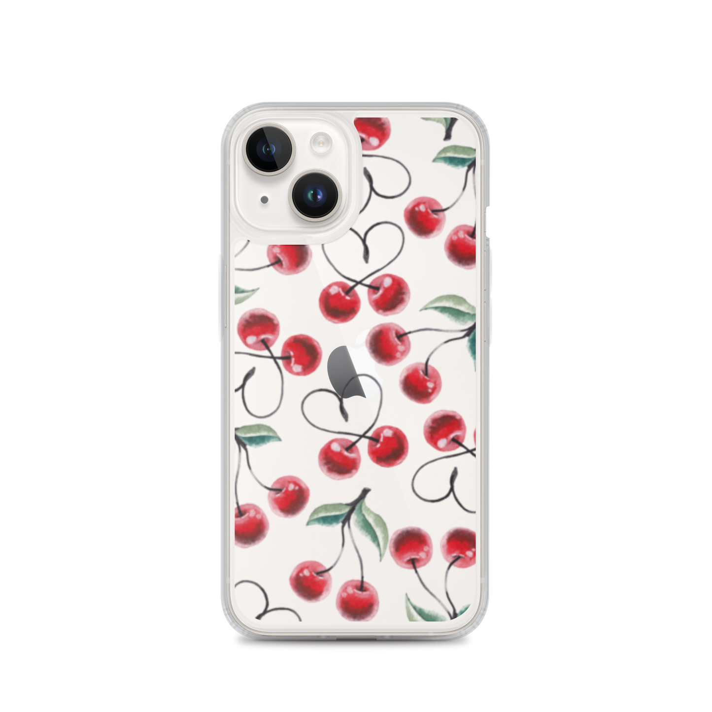 Clear Case for iPhone® Cherry Lots of Love