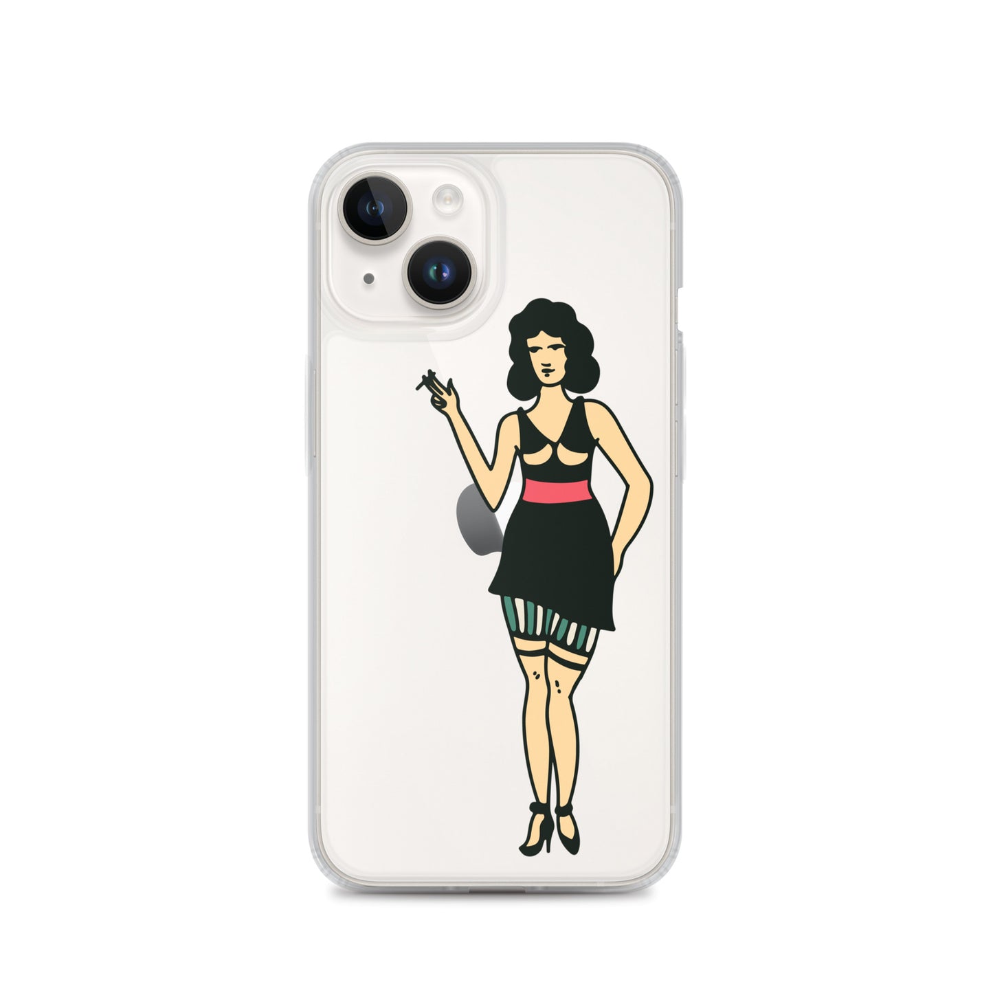 Clear Case for iPhone® Tattoo Woman 2