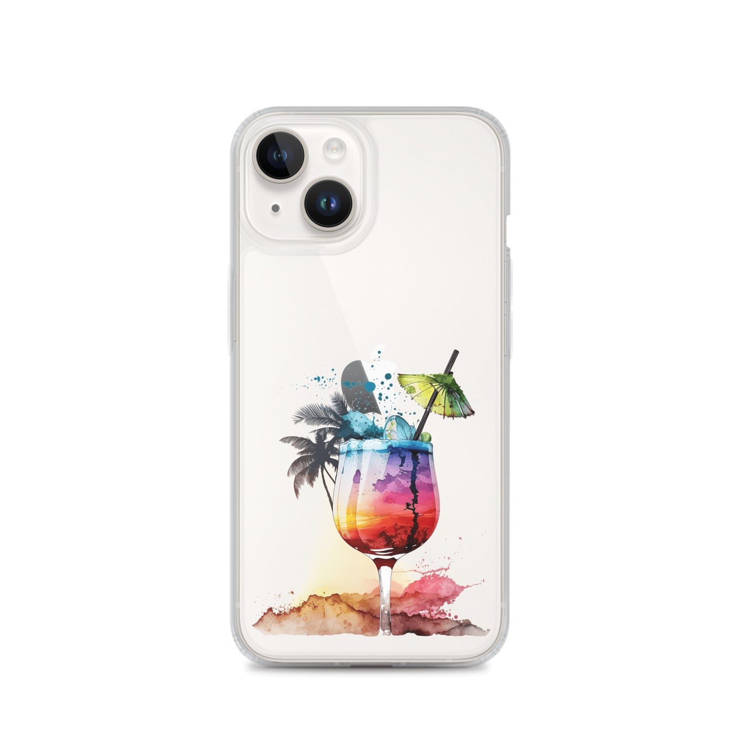 Clear Case for iPhone® Tropical Drink