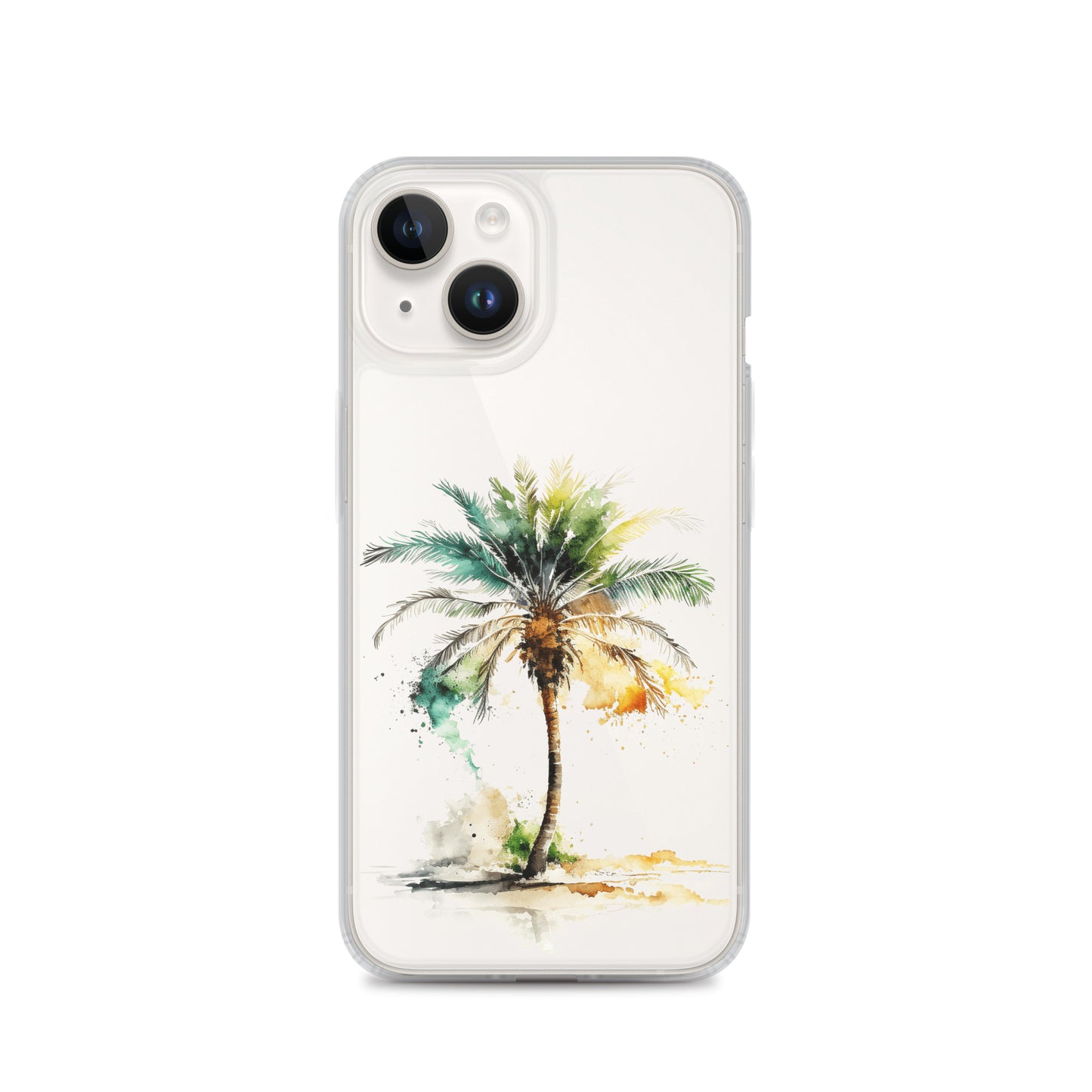 Clear Case for iPhone® Palm Tree