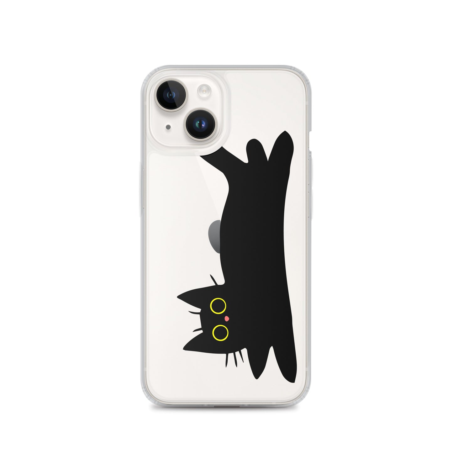 Clear Case for iPhone® Black Cat