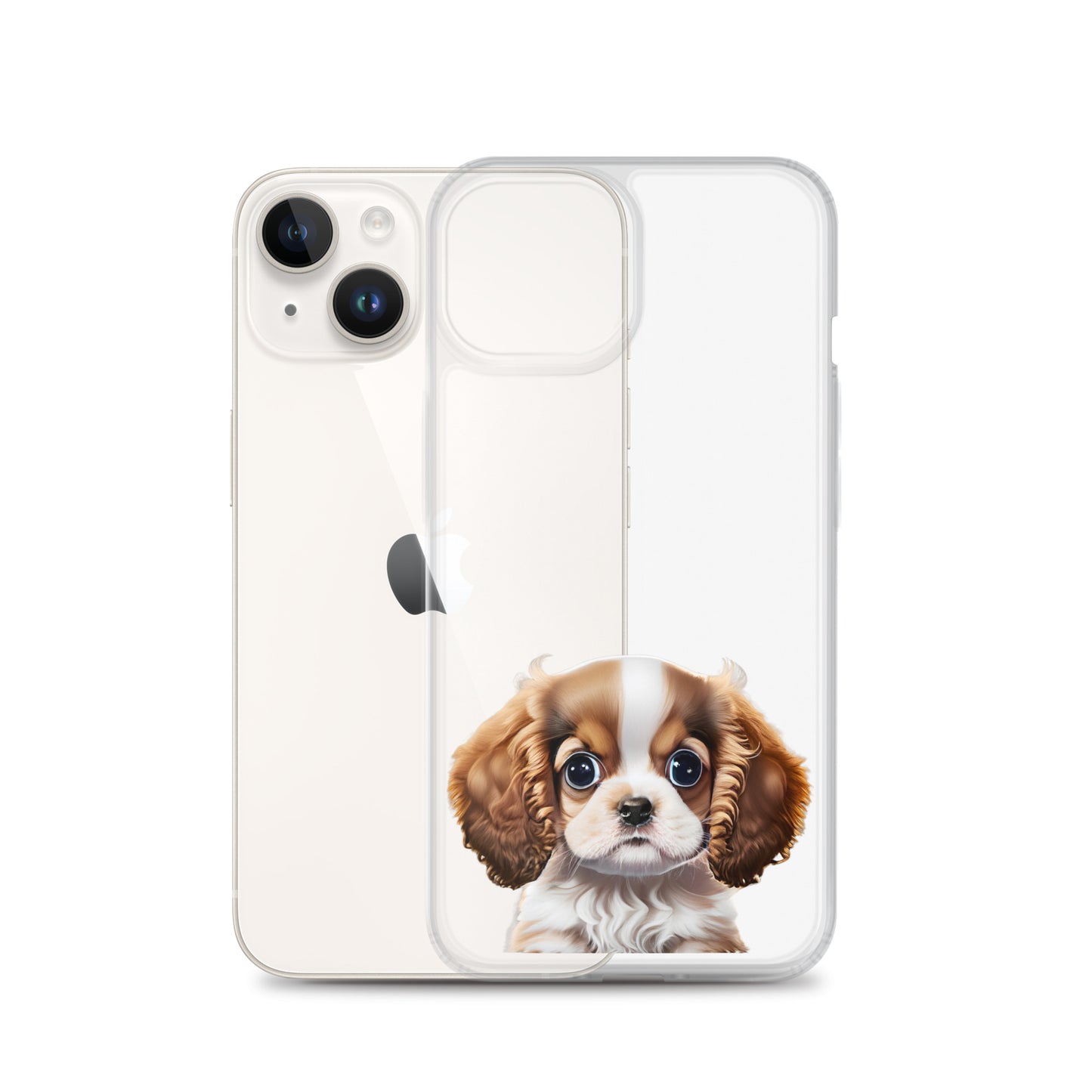 Clear Case for iPhone® Cavelier King Charles Spaniel Puppy