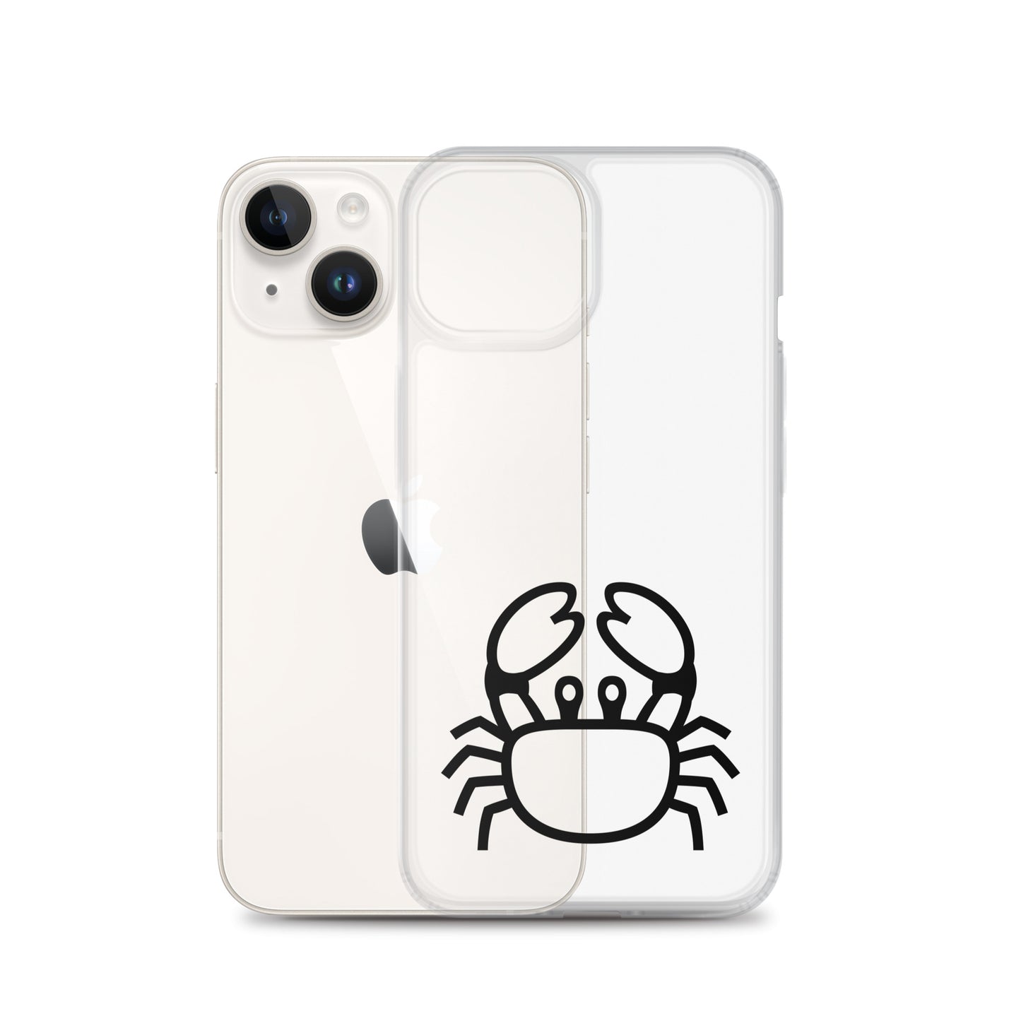 Clear Case for iPhone® Crab