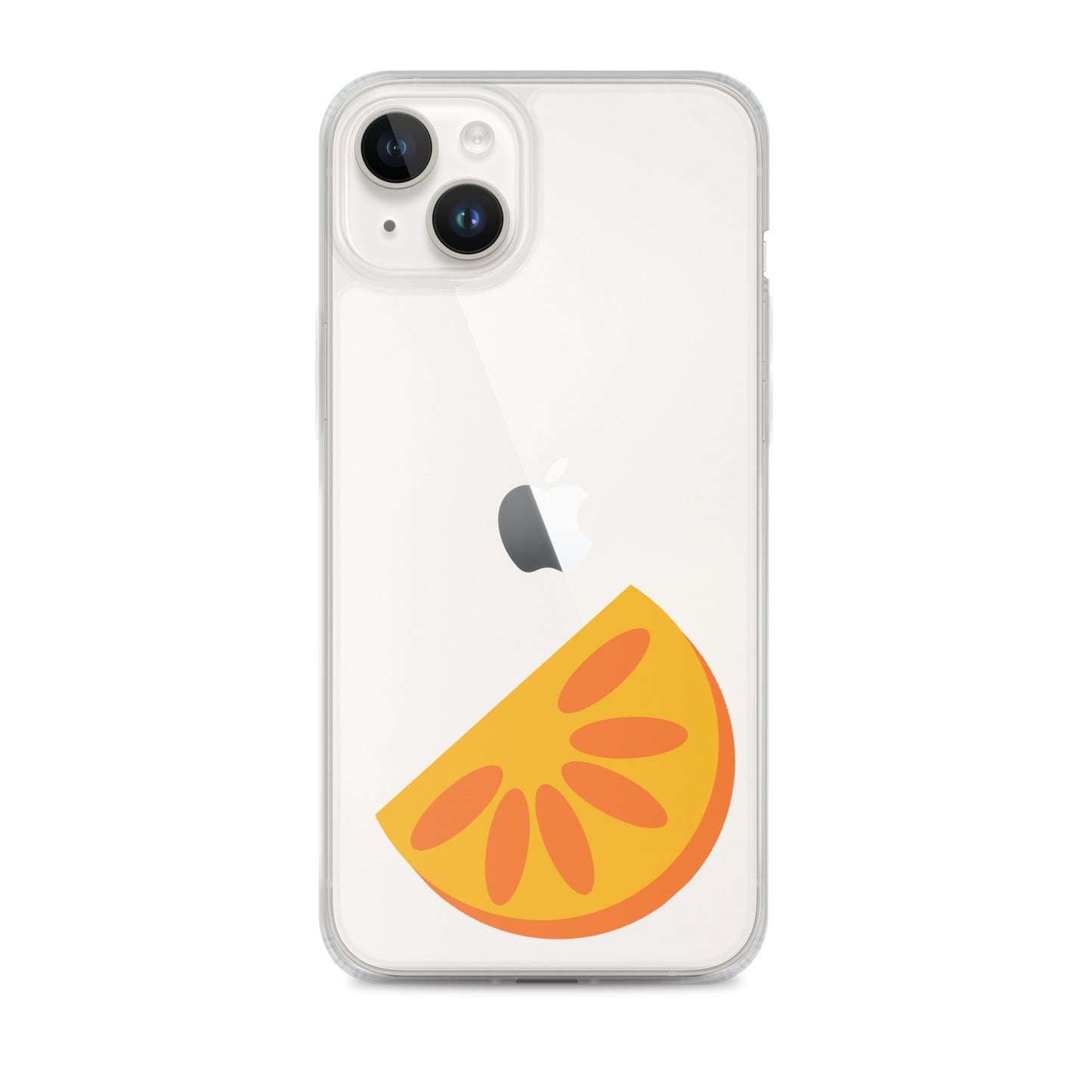 Clear Case for iPhone® Orange