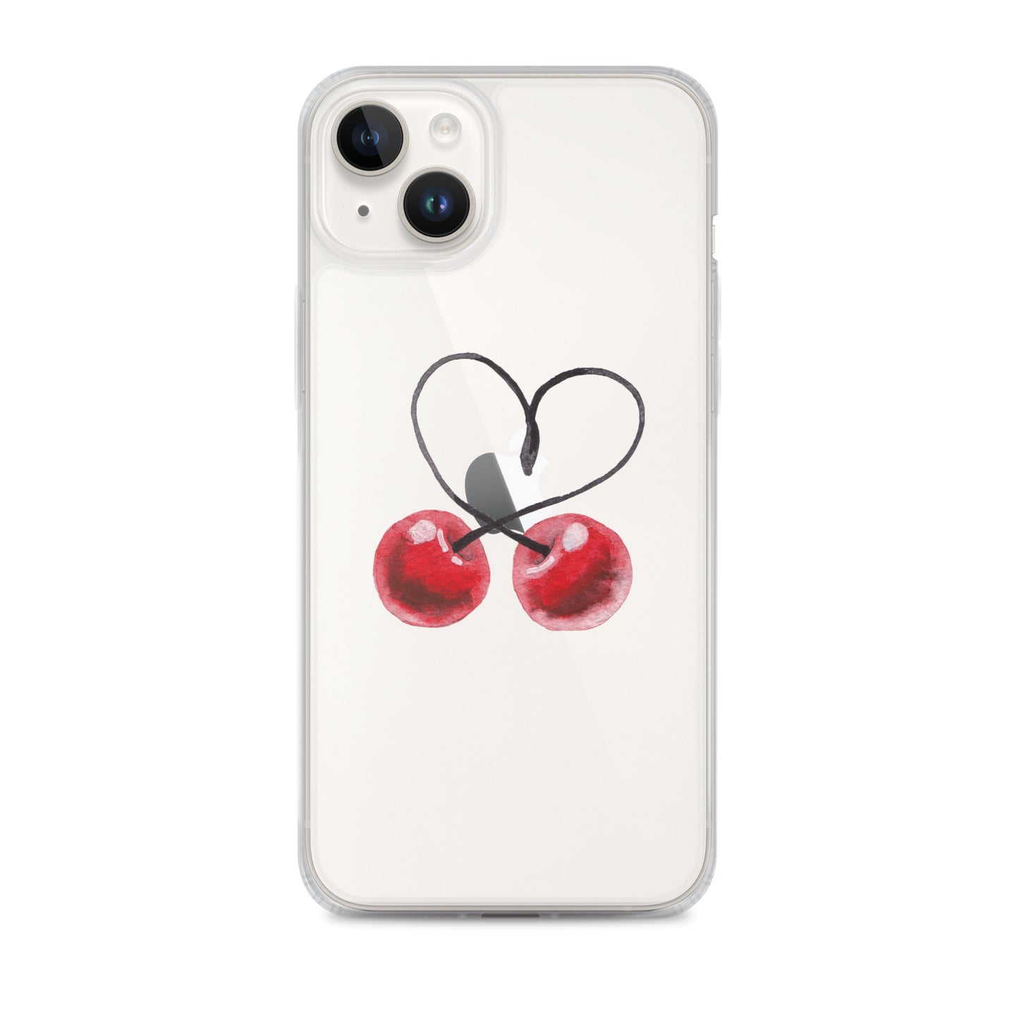 Clear Case for iPhone® Cherry Love